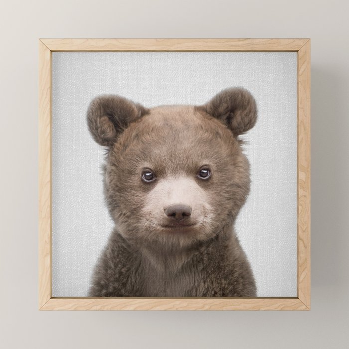 Baby Bear - Colorful Mini Art Print Gallery Image 1
