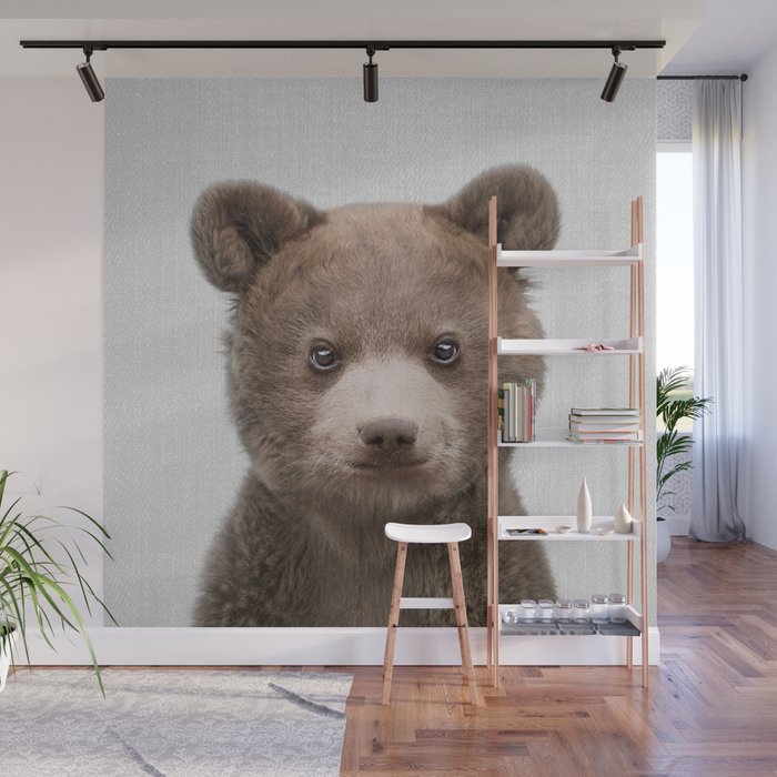 Baby Bear - Colorful Wall Mural Gallery Image 1
