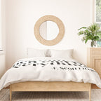 I love her and that's the beginning and end of everything Duvet Cover Gallery Image 3