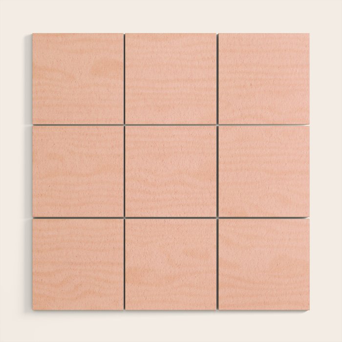 Solid Blush Pink Wood Wall Art Gallery Image 1