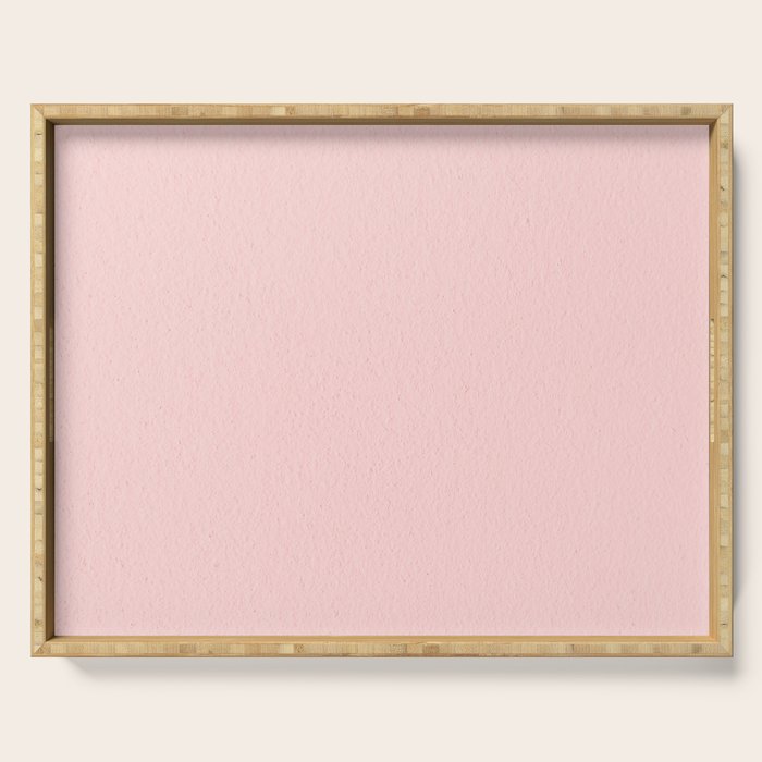 Solid Blush Pink Serving Tray Gallery Image 1