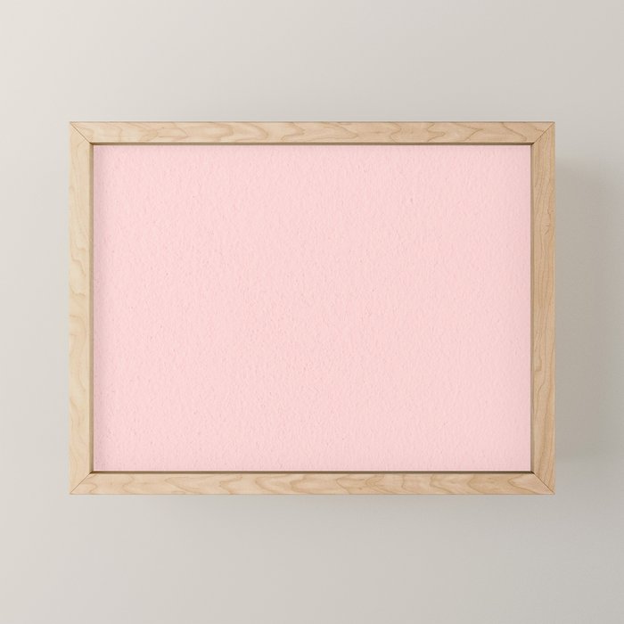 Solid Blush Pink Mini Art Print
