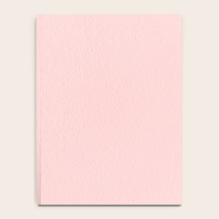 Solid Blush Pink Notebook Gallery Image 4