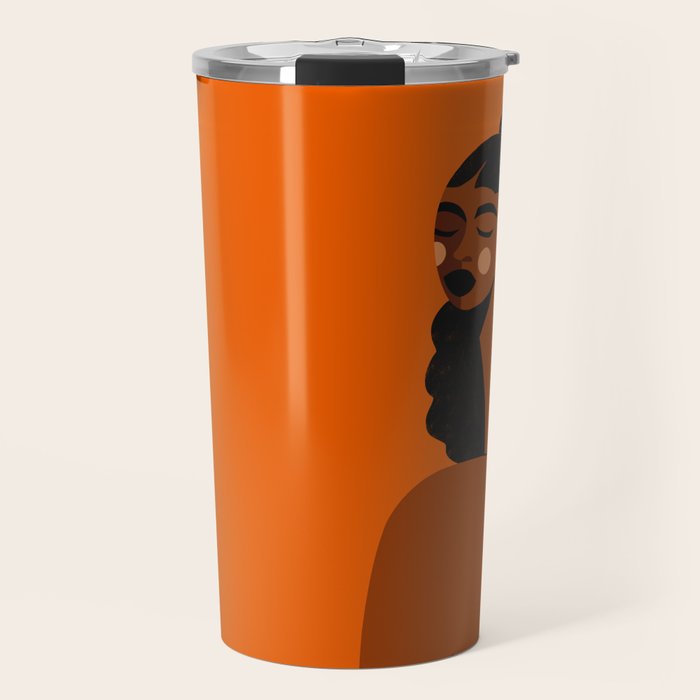 Portrait of Silent Strength Travel Mug Gallery Image 1