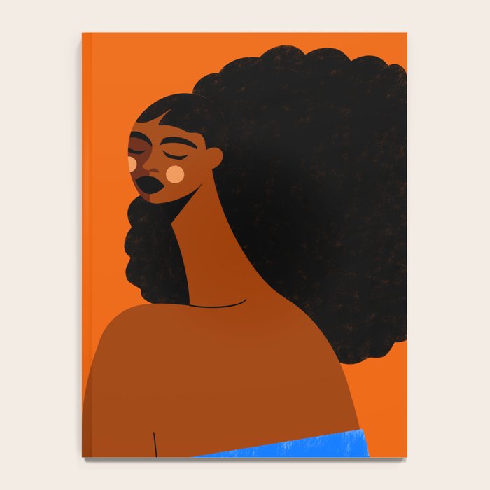 Portrait of Silent Strength Notebook Gallery Image 4