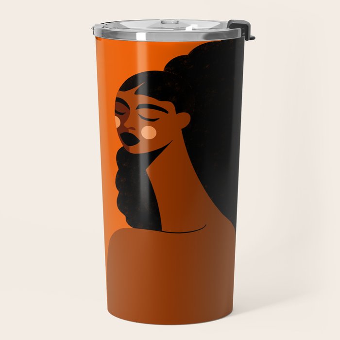 Portrait of Silent Strength Travel Mug Gallery Image 2