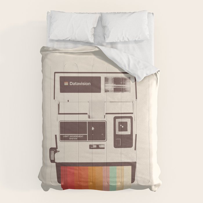 Instant Camera Rainbow Comforter Gallery Image 6