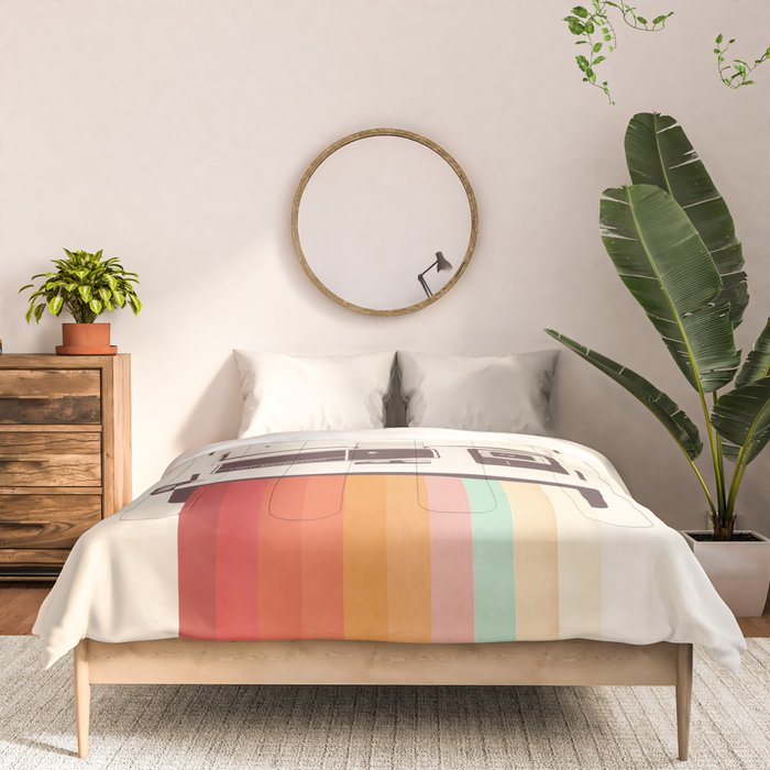 Instant Camera Rainbow Comforter Gallery Image 3