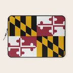 Maryland Flag Laptop Sleeve Gallery Image 1