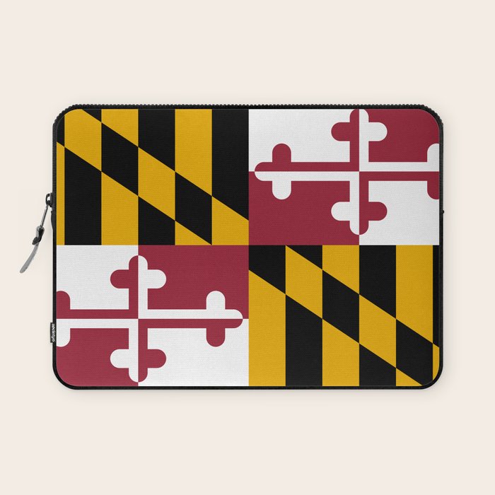 Maryland Flag Laptop Sleeve Gallery Image 1