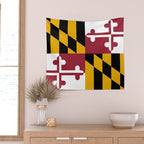 Maryland Flag Wall Tapestry Gallery Image 2