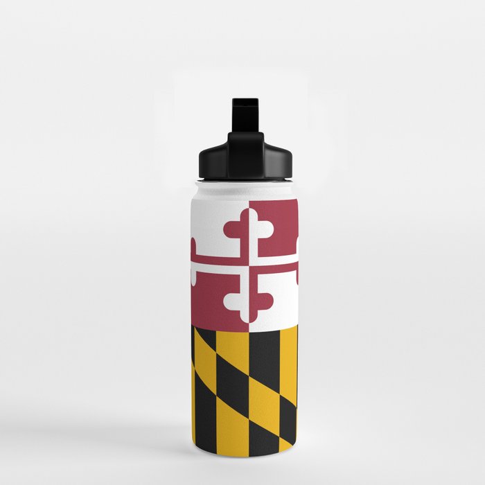 Maryland Flag Water Bottle Gallery Image 2