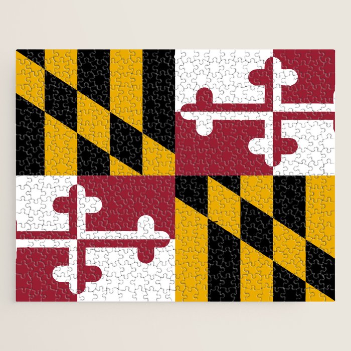 Maryland Flag Jigsaw Puzzle Gallery Image 1