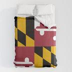 Maryland Flag Duvet Cover Gallery Image 6