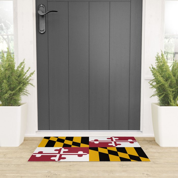 Maryland Flag Welcome Mat Gallery Image 3