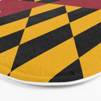 Maryland Flag Bath Mat Gallery Image 3