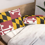 Maryland Flag Pillow Sham Gallery Image 2