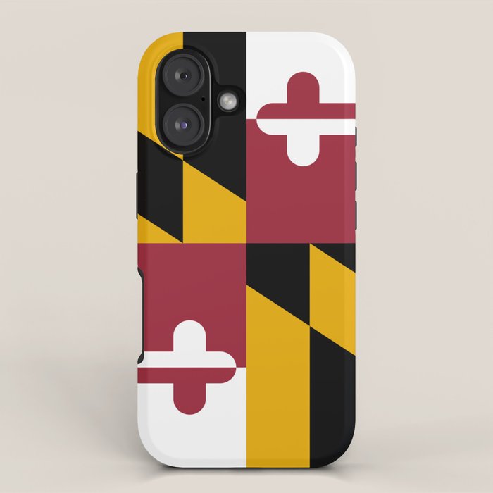 Maryland Flag iPhone Case Gallery Image 1