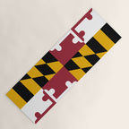 Maryland Flag Yoga Mat Gallery Image 1