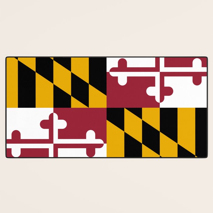 Maryland Flag Desk Mat Gallery Image 3
