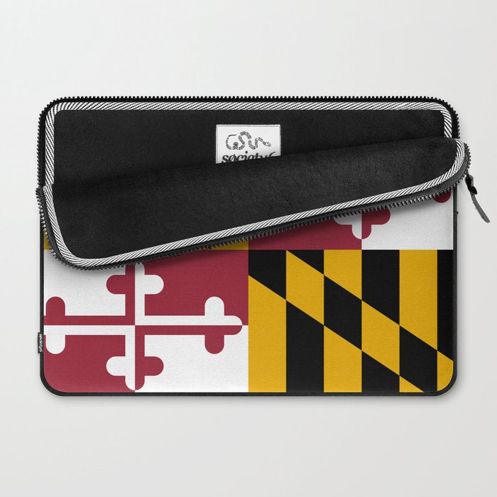 Maryland Flag Laptop Sleeve Gallery Image 2