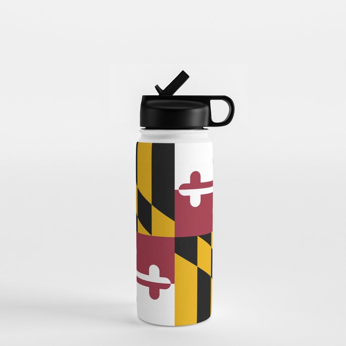 Maryland Flag Water Bottle Gallery Image 1