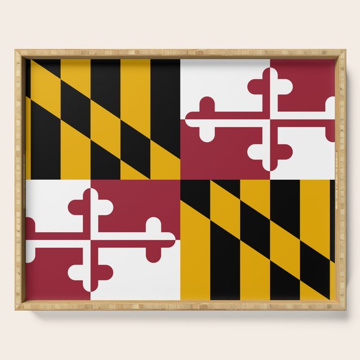 Maryland Flag Serving Tray Gallery Image 1