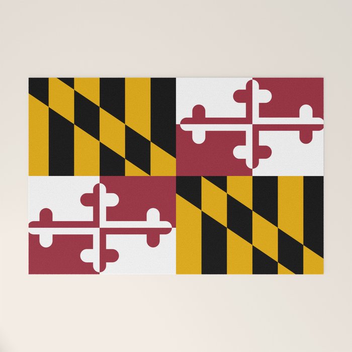 Maryland Flag Welcome Mat Gallery Image 1