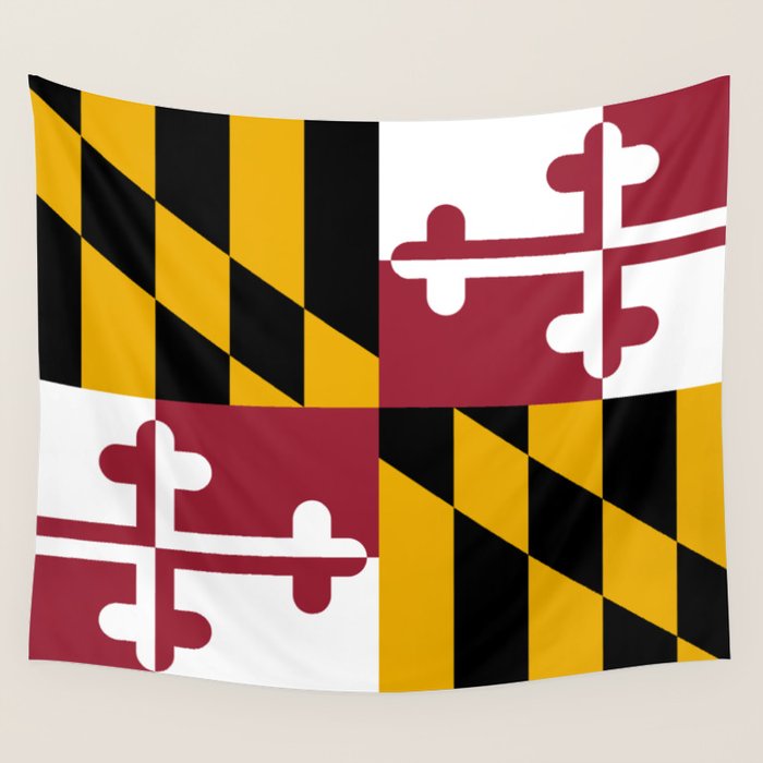 Maryland Flag Wall Tapestry Gallery Image 4