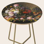 Still Life Flowers and Fruit by Severin Roesen, 1855 Side Table Gallery Image 2