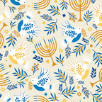 Hanukkah Pattern Coffee Mug Gallery Image 2