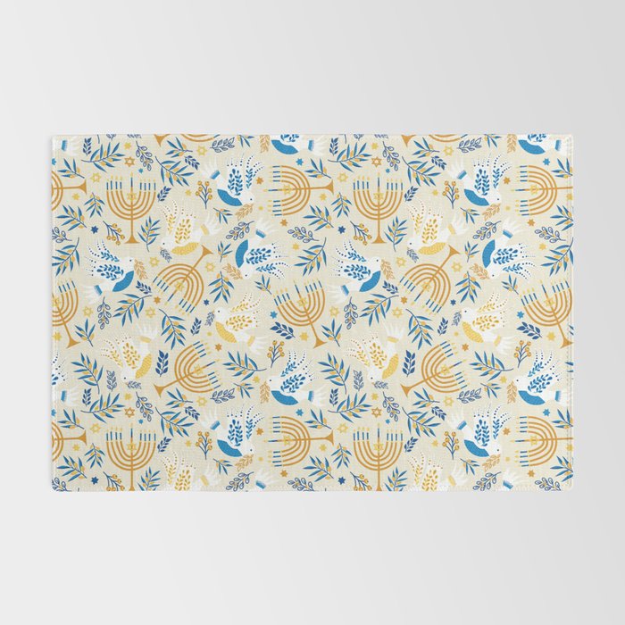 Hanukkah Pattern Rug Gallery Image 2