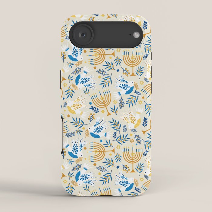 Hanukkah Pattern iPhone Case Gallery Image 2