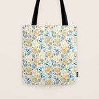 Hanukkah Pattern Tote Bag Gallery Image 1