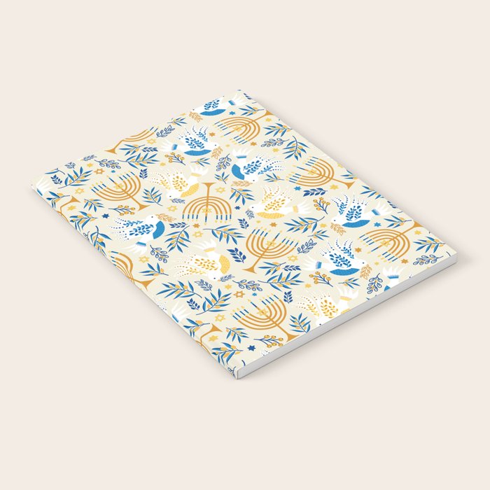 Hanukkah Pattern Notebook Gallery Image 2