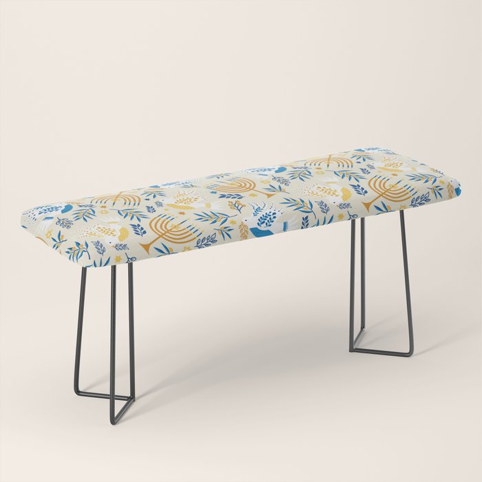 Hanukkah Pattern Bench Gallery Image 1