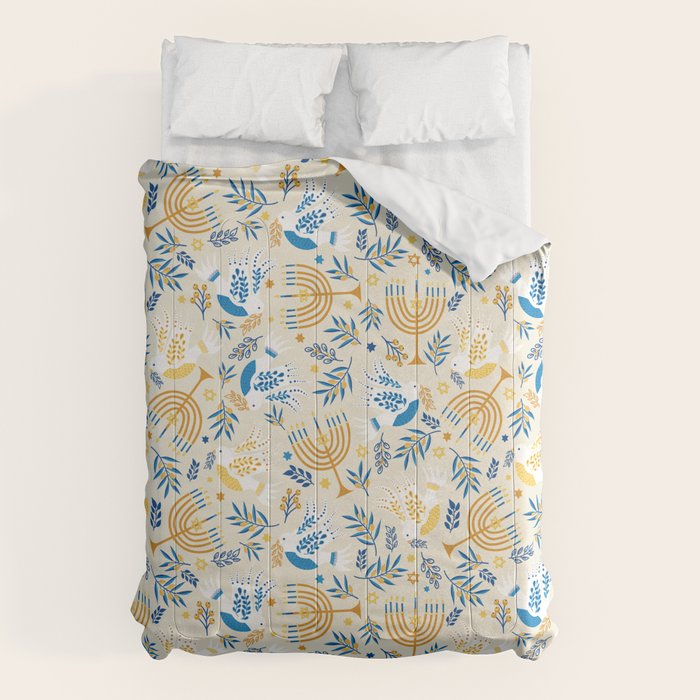 Hanukkah Pattern Comforter Gallery Image 6