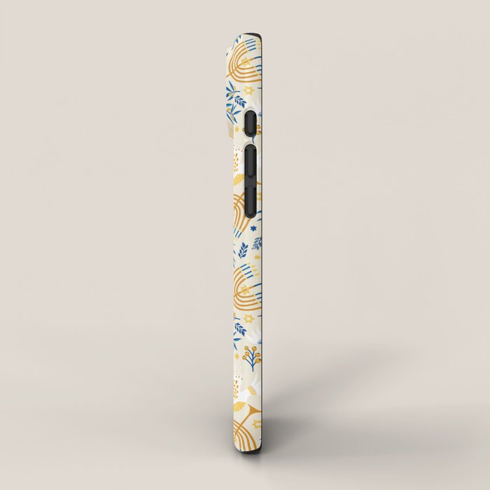 Hanukkah Pattern iPhone Case Gallery Image 2