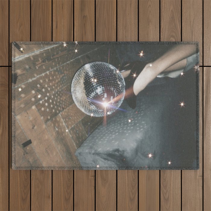 Disco Night Outdoor Rug Gallery Image 1