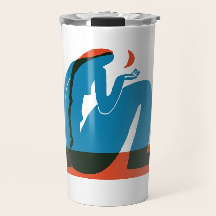 Hey Moon Travel Mug Gallery Image 1
