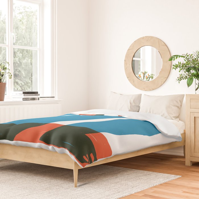 Hey Moon Duvet Cover Gallery Image 2