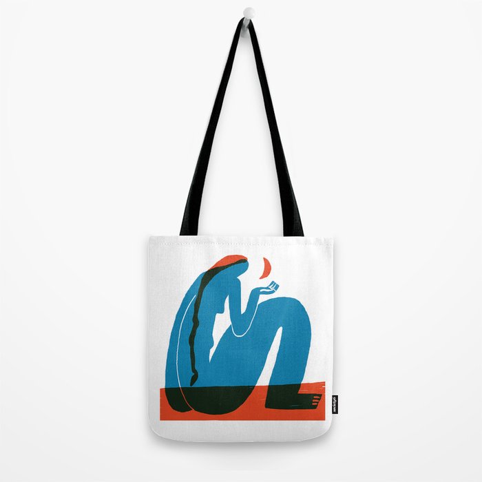 Hey Moon Tote Bag Gallery Image 2