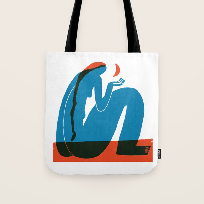 Hey Moon Tote Bag Gallery Image 1