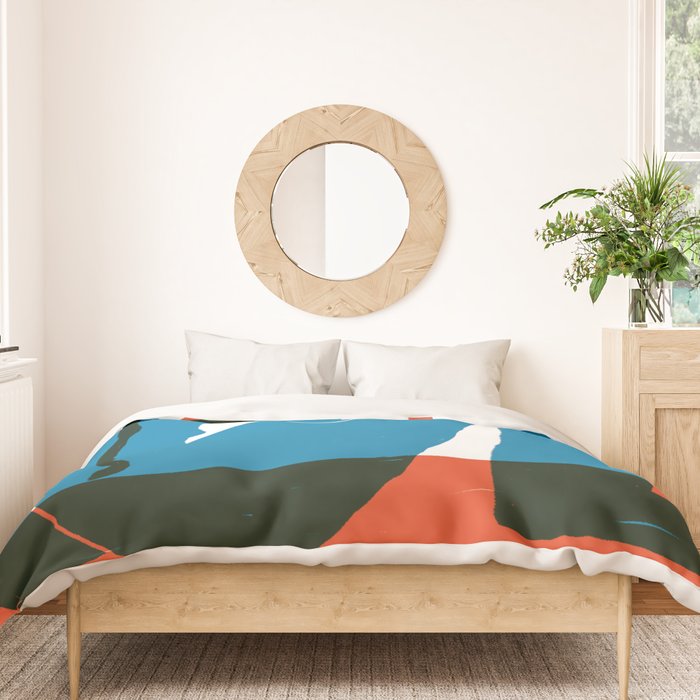 Hey Moon Duvet Cover Gallery Image 3