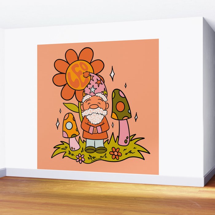 Leo Gnome Wall Mural Gallery Image 2