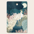 Peacock Garden II Cutting Board Gallery Image 1