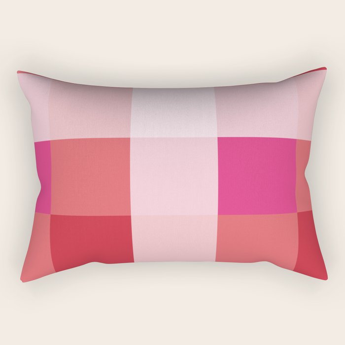 geometrical color illusion  Rectangular Pillow Gallery Image 2