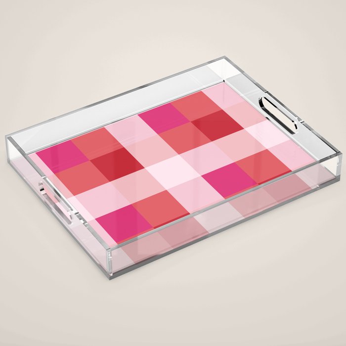 geometrical color illusion  Acrylic Tray Gallery Image 1