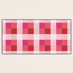 geometrical color illusion  Desk Mat Gallery Image 3