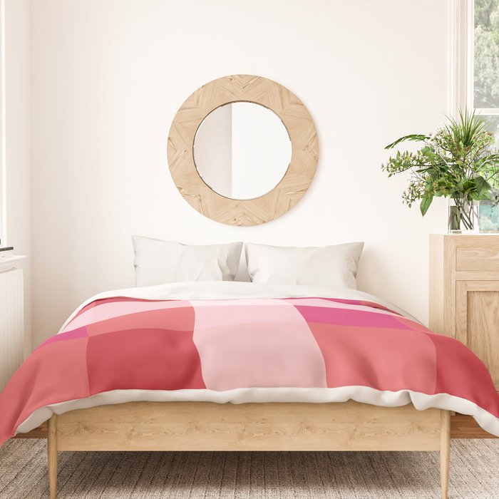 geometrical color illusion  Duvet Cover Gallery Image 3